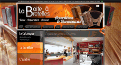 Desktop Screenshot of laboiteabretelles.fr